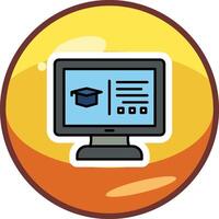 Online Education Vector Icon