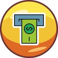 Withdraw Money Vector Icon