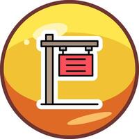 Signboard Vector Icon