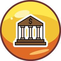 icono de vector de banco