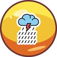 icono de vector de lluvia