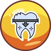 dental vector icono