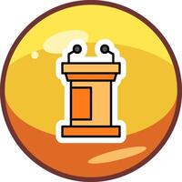 Podium Vector Icon