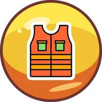 Safety Jacket Vector Icon