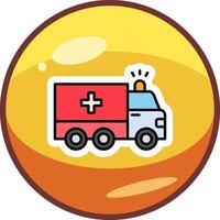 Ambulance Vector Icon