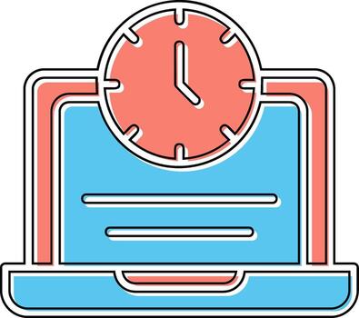 trabajo excesivo vector icono