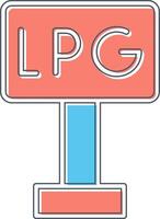 Liquefied Petroleum Gas Vector Icon