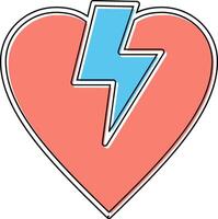 Broken Heart Vector Icon