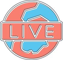 Live Broadcast Vector Icon