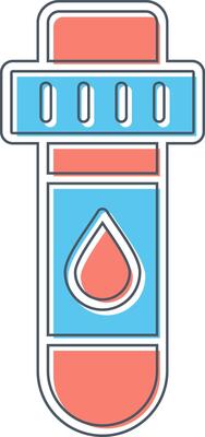 Blood Test Vector Icon