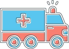 Ambulance Vector Icon