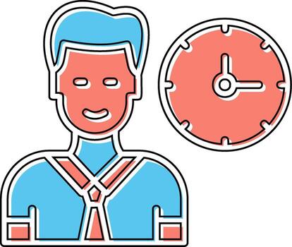 Work Time Vector Icon