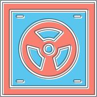 Radioactive Vector Icon