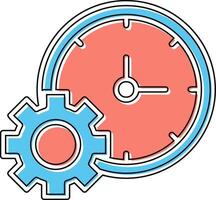 Time Manager Vector Icon