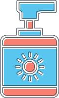 Sunblock Vector Icon