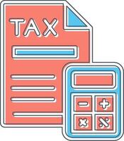 Tax Calculation Vector Icon