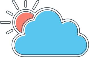 Cloudy Vector Icon