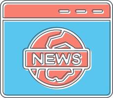 News Report Vector Icon