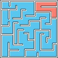 Maze Vector Icon