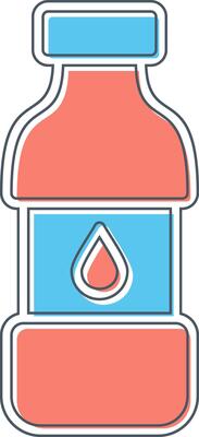 Water Bottle Vector Icon