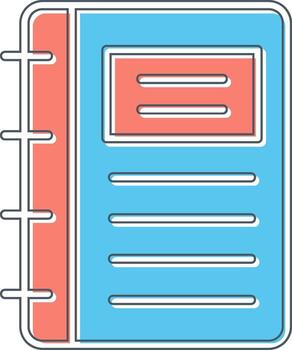 Notebook Vector Icon