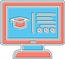 Online Education Vector Icon