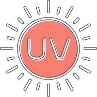 Ultravoilet Vector Icon