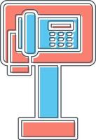 Public Phone Vector Icon