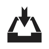 inbox icon vector