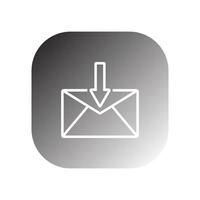 inbox icon vector