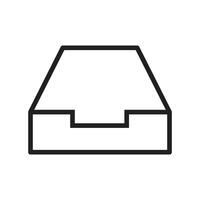 inbox icon vector