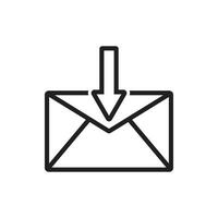 inbox icon vector