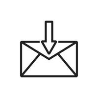 inbox icon vector