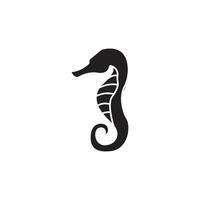 seahorse icon vector