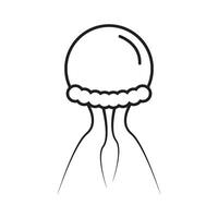 jellyfish icon vector