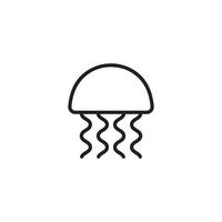 jellyfish icon vector