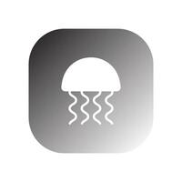 jellyfish icon vector