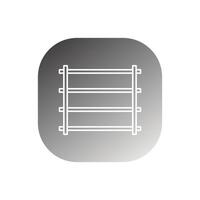 shop shelf icon vector