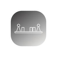 shop shelf icon vector