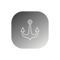 anchor icon vector