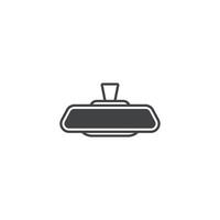 rear view icon vector