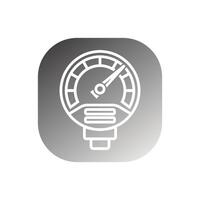 pressure indicator icon vector