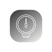 pressure indicator icon vector