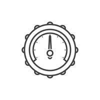 pressure indicator icon vector