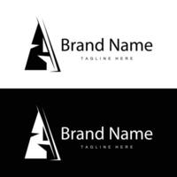 Letter a logo with simple style. Illustration of a luxury product brand template vector