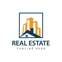 Simple real estate logo architecture vector house building logo design building template illustration