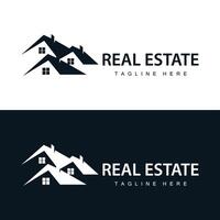 Simple real estate logo architecture vector house building logo design building template illustration