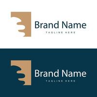 E letter logo in simple style Luxury product brand template illustration vector