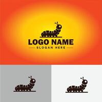 Caterpillar logo vector art icon graphics for business brand icon caterpillar logo template