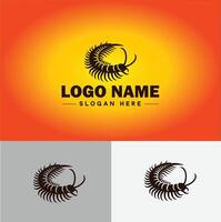 Centipede logo vector art icon graphics for business brand icon Centipede logo template